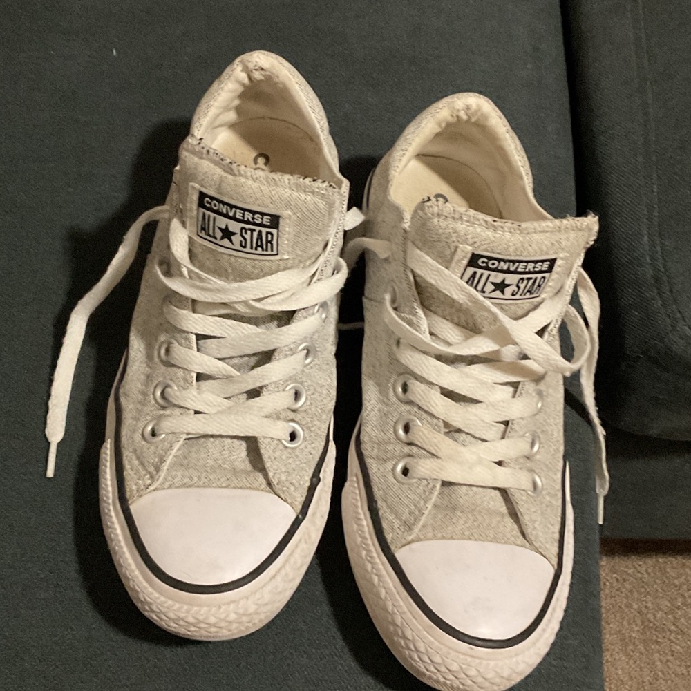Converse Light Gray All Star Sneakers